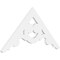 Ekena Millwork Pitch Robin Architectural Grade PVC Gable Pediment, 36"W x 18"H x 1"P (12/12) GPP036X018X100ROB - alternate 1